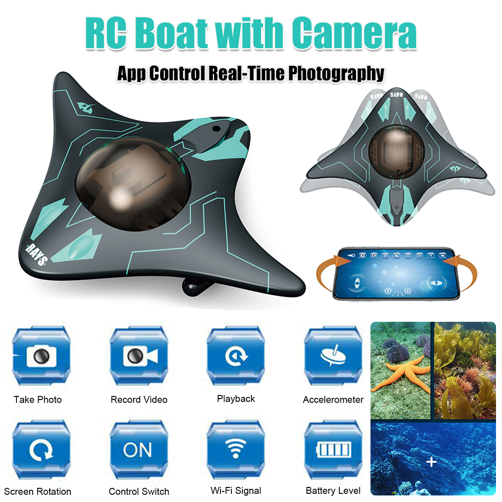 RC Boat with Camera App Contro - Drone Camera Waterproof avaliação e preço