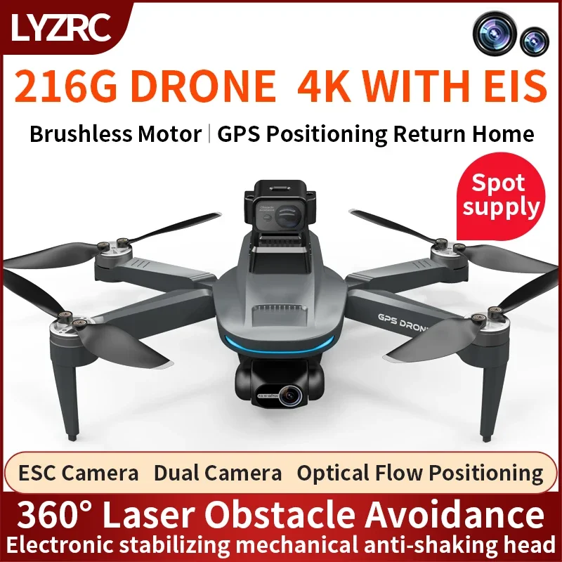 L200 PRO MAX Drone 4K 2-Axis P - Drone Camera Hd avaliação e preço