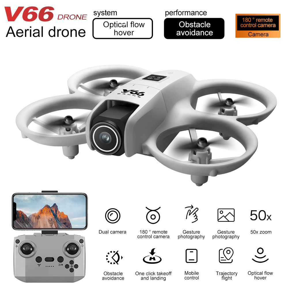 New V66 Mini Drone HD Camera 4 - Drone Camera Night Vision avaliação e preço
