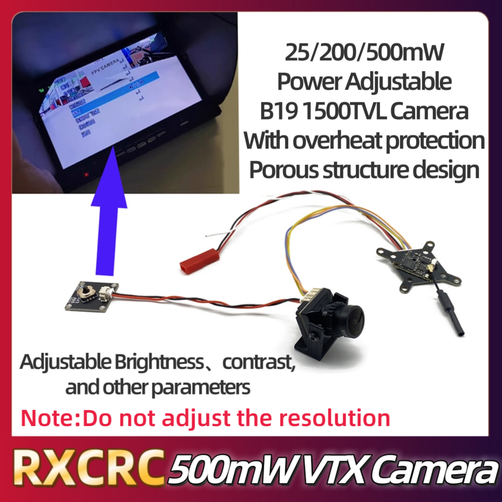 RXCRC FPV 5.8G Module 48CH 500 - Drone Camera Lens avaliação e preço
