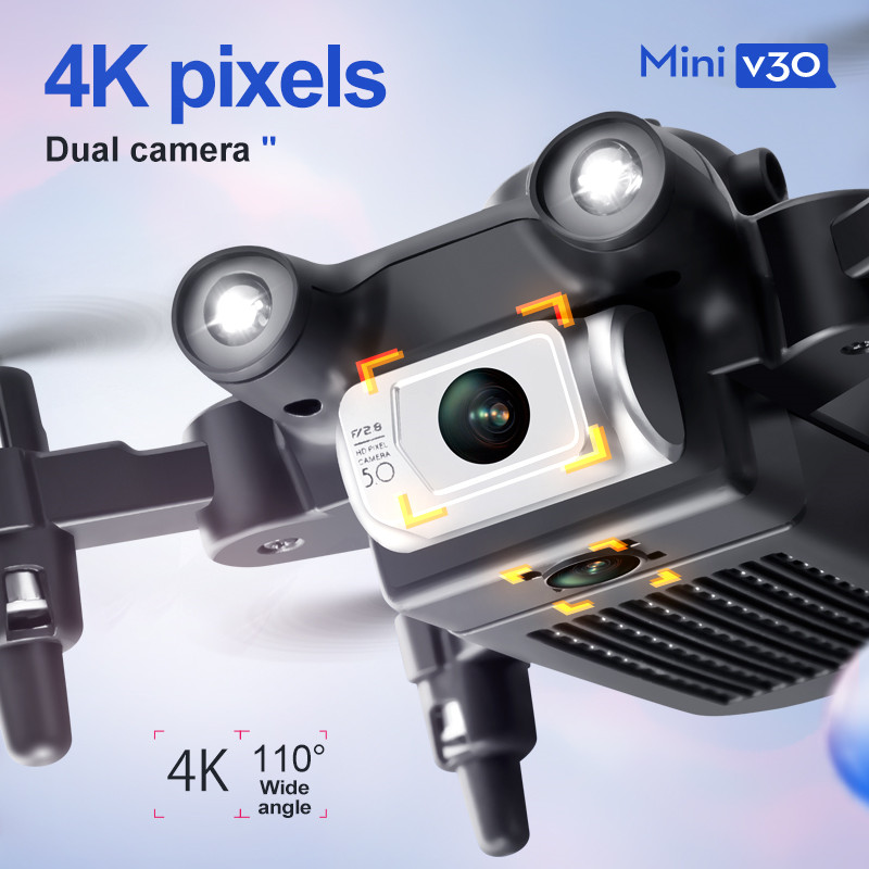 Mini V30 WiFi FPV Drone With 4 - Drone Camera Hd avaliação e preço