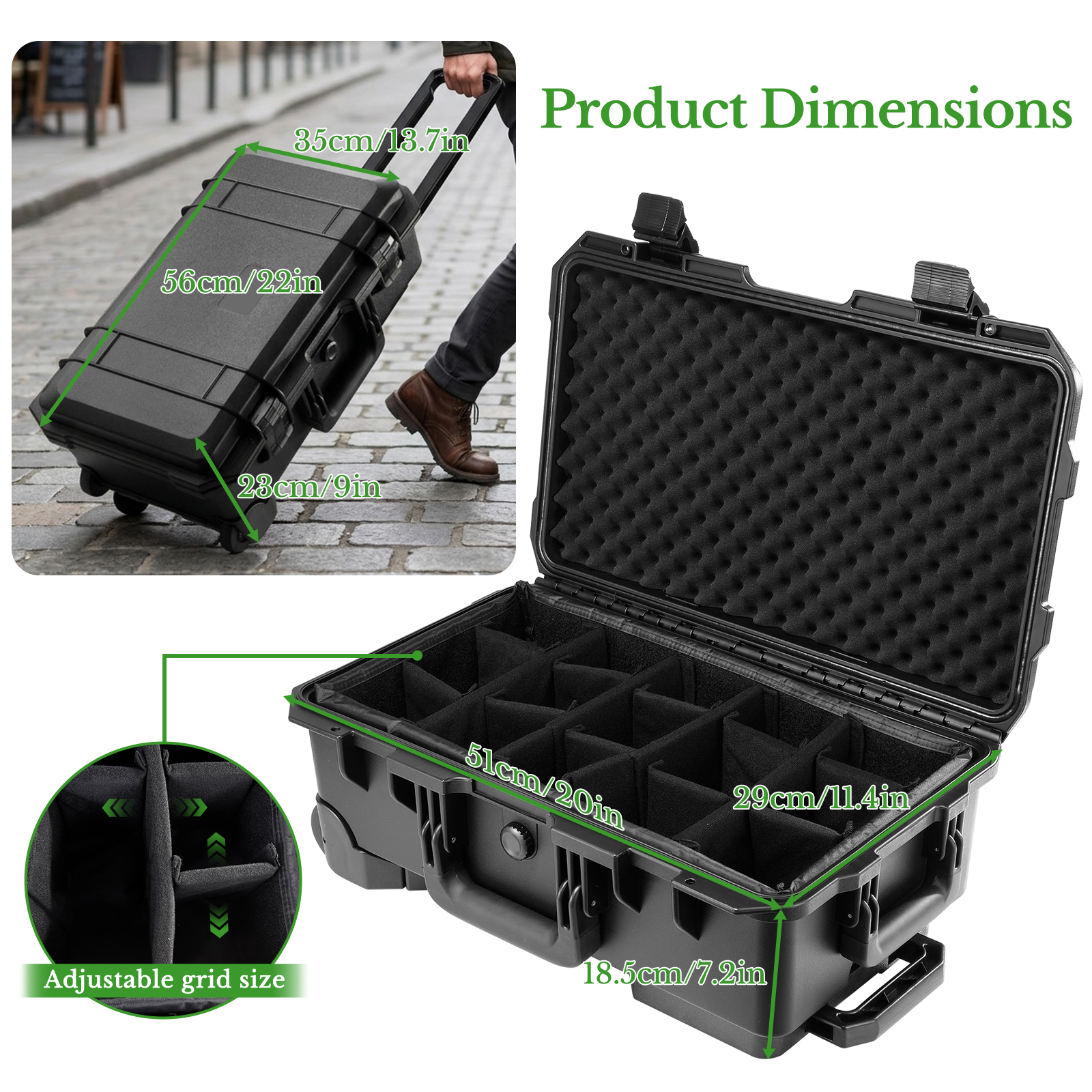 Professional Large Hard Rollin - Drone Camera Waterproof avaliação e preço