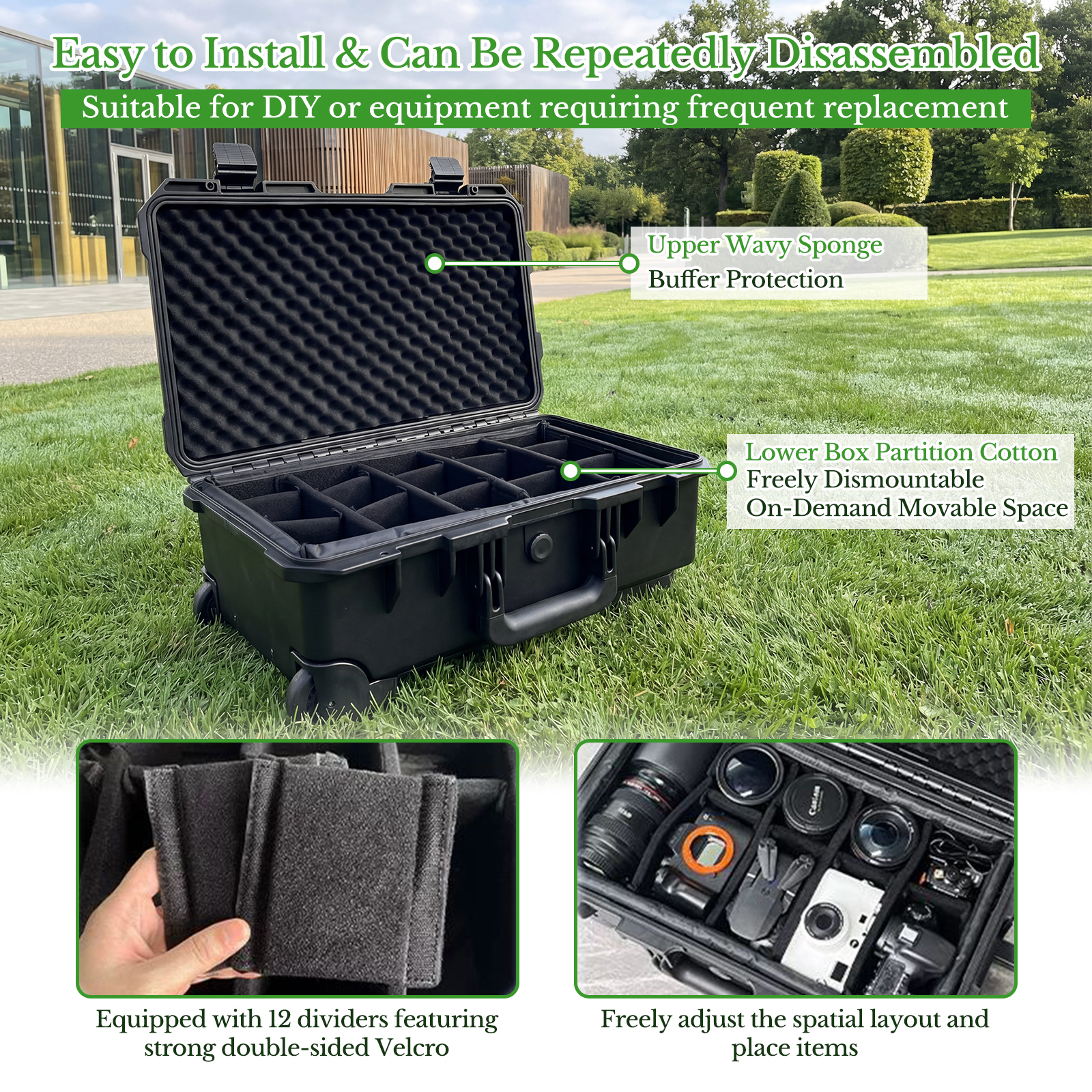 Professional Large Hard Rollin - Drone Camera Waterproof avaliação e preço