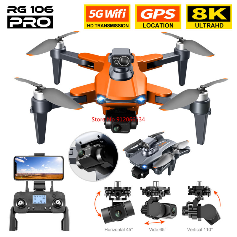 8K ESC Camera GPS Obstacle Avo - Drone Camera With Gimbal avaliação e preço