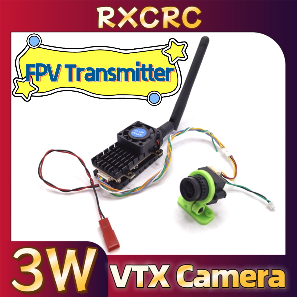 RXCRC 5.8G 3W Video VTX transm - Drone Camera Lens avaliação e preço