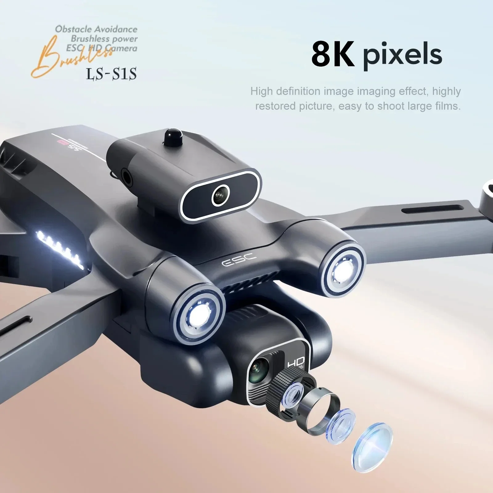 New S1S 5G GPS Drone Camera 8K - Drone Camera Mount avaliação e preço
