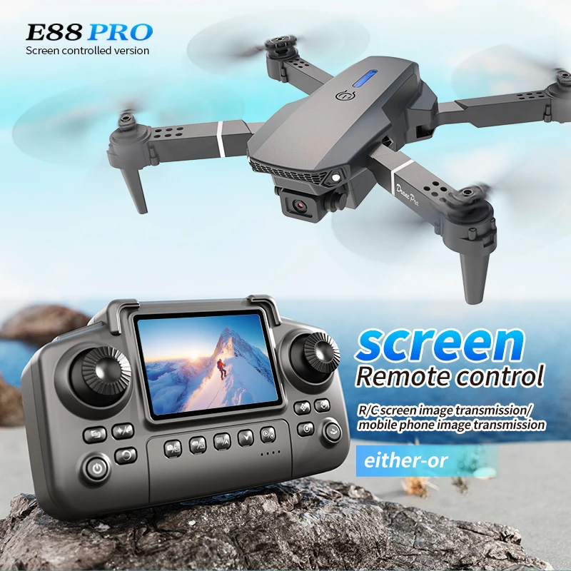 Professional E88 PRO Drone wit - Drone Camera Mount avaliação e preço
