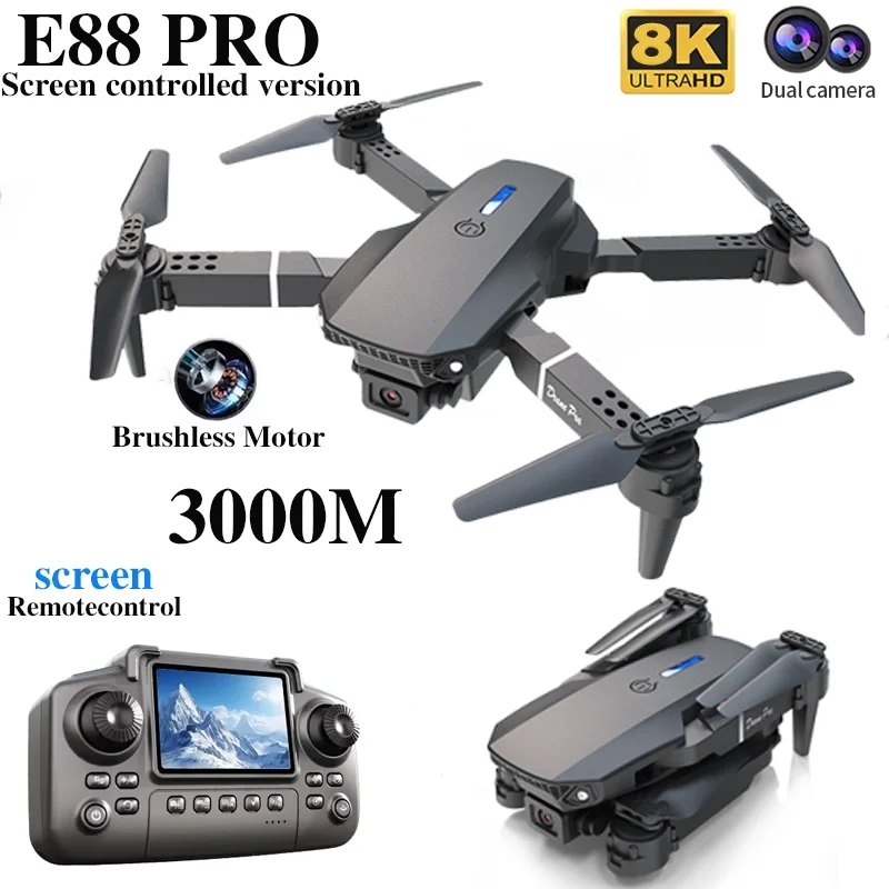 Professional E88 PRO Drone wit - Drone Camera Mount avaliação e preço