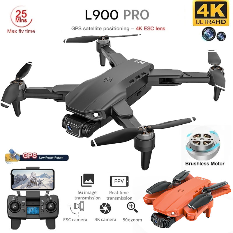 L900 Pro GPS Drone 4K Professi - Drone Camera Night Vision avaliação e preço