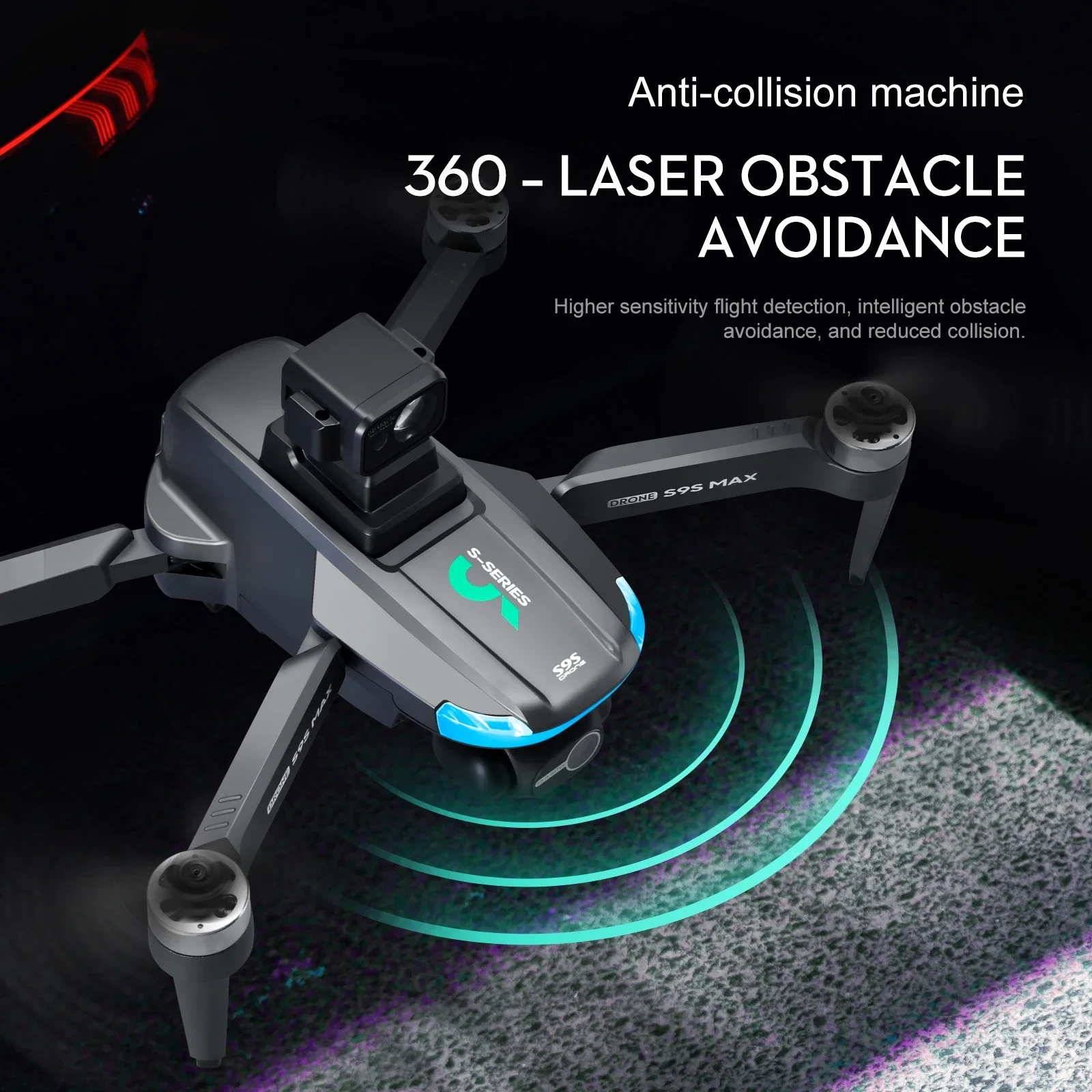 NEW S9S MAX MINI Drone 4K 2-Ax - Drone Camera Night Vision avaliação e preço
