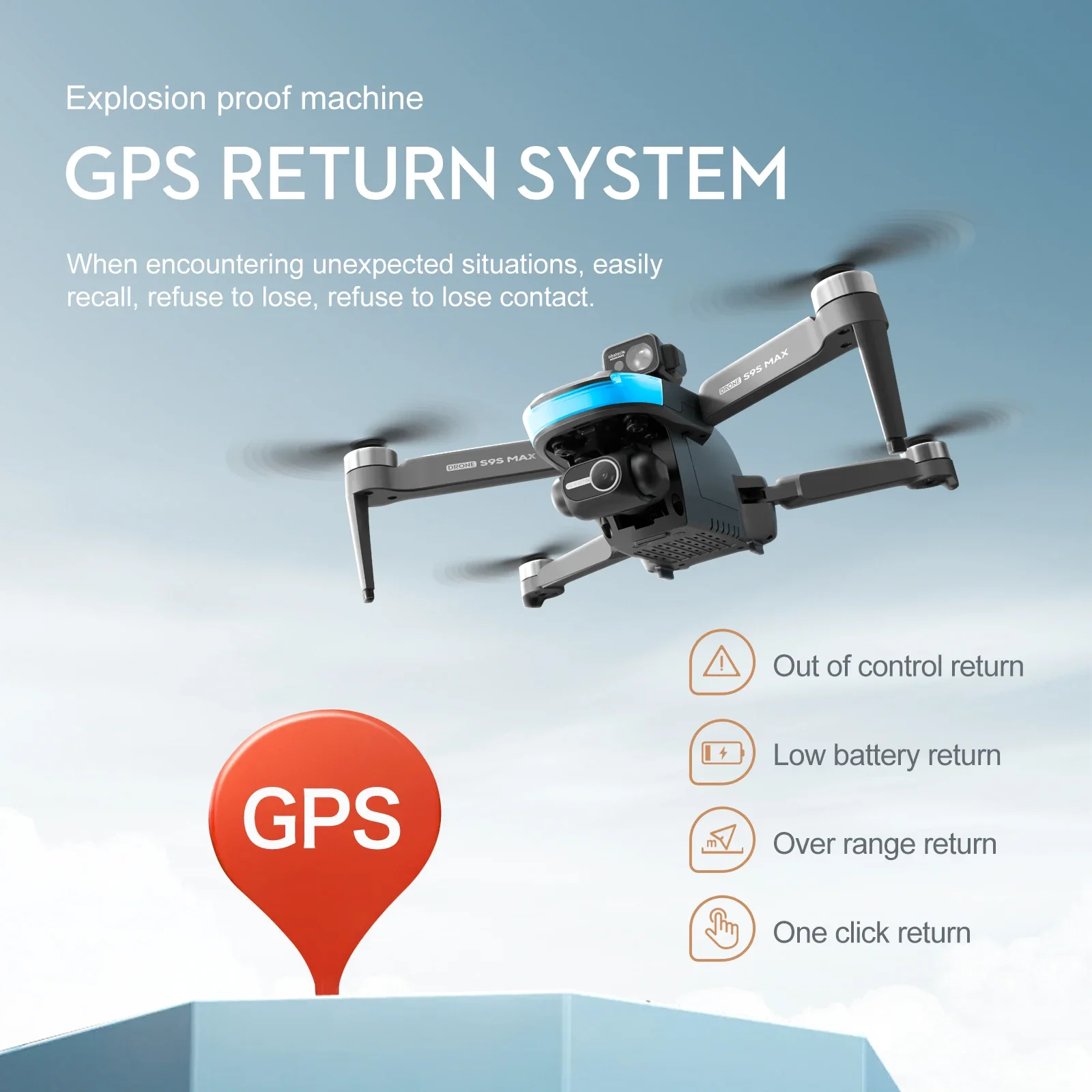 NEW S9S MAX MINI Drone 4K 2-Ax - Drone Camera Night Vision avaliação e preço