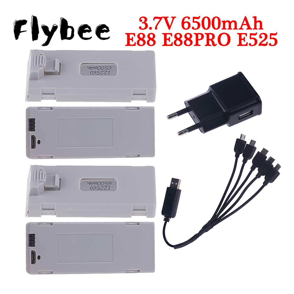 Original E88 Battery 3.7V 6500 - Drone Camera Hd avaliação e preço