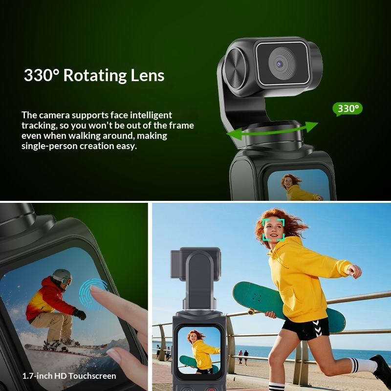 4K Ultra One-tap WiFi Pocket G - Drone Camera Stabilized avaliação e preço