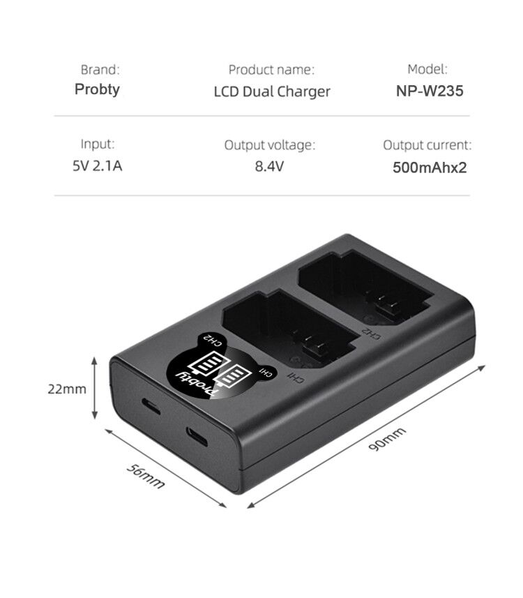 2200mAh NP-W235 NP W235 Batter - Drone Camera Action avaliação e preço
