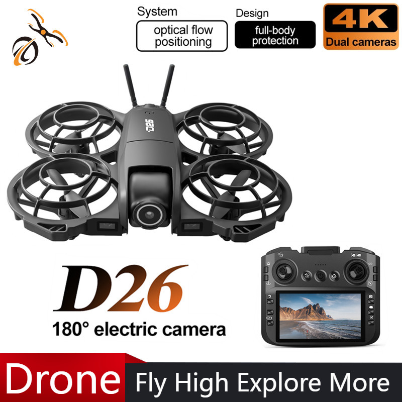 D26 Drone 4K Aerial HD 180° Ca - Drone Camera With Gimbal avaliação e preço