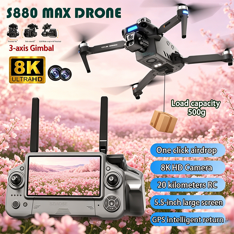 2026 New 8K Dual Camera Drone  - Drone Camera Mount avaliação e preço