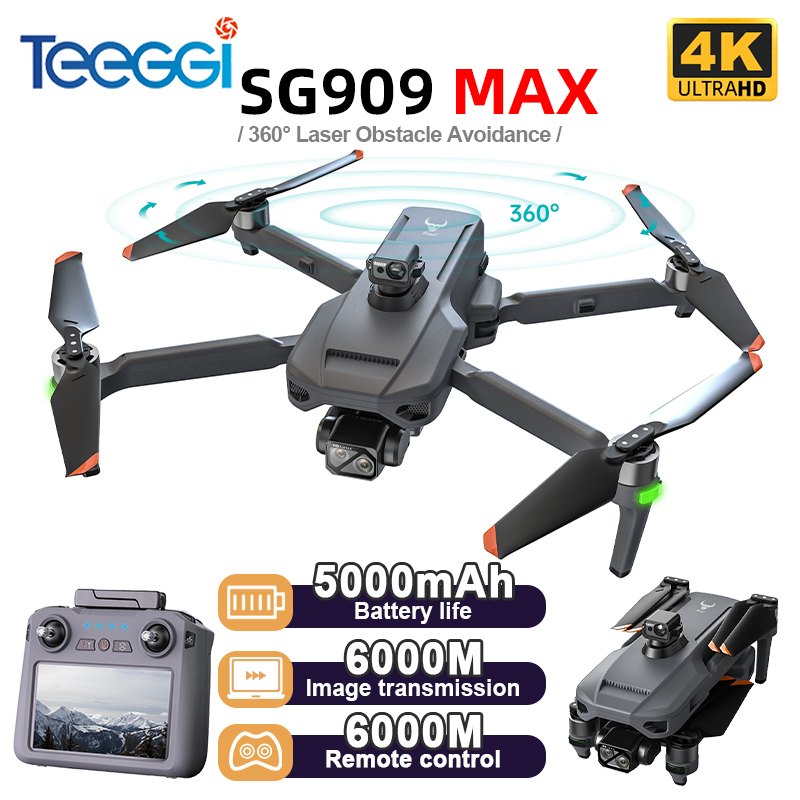 Teeggi SG909 MAX GPS Drone Wit - Drone Camera With Gimbal avaliação e preço