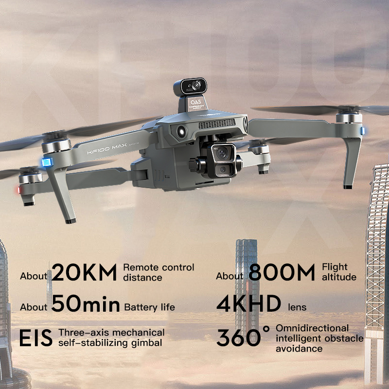 SJRC KF100 MAX 8K UHD Photo HD - Drone Camera Hd avaliação e preço
