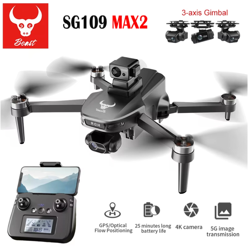 SG109 MAX2 Professional FPV 8K - Drone Camera Professional avaliação e preço