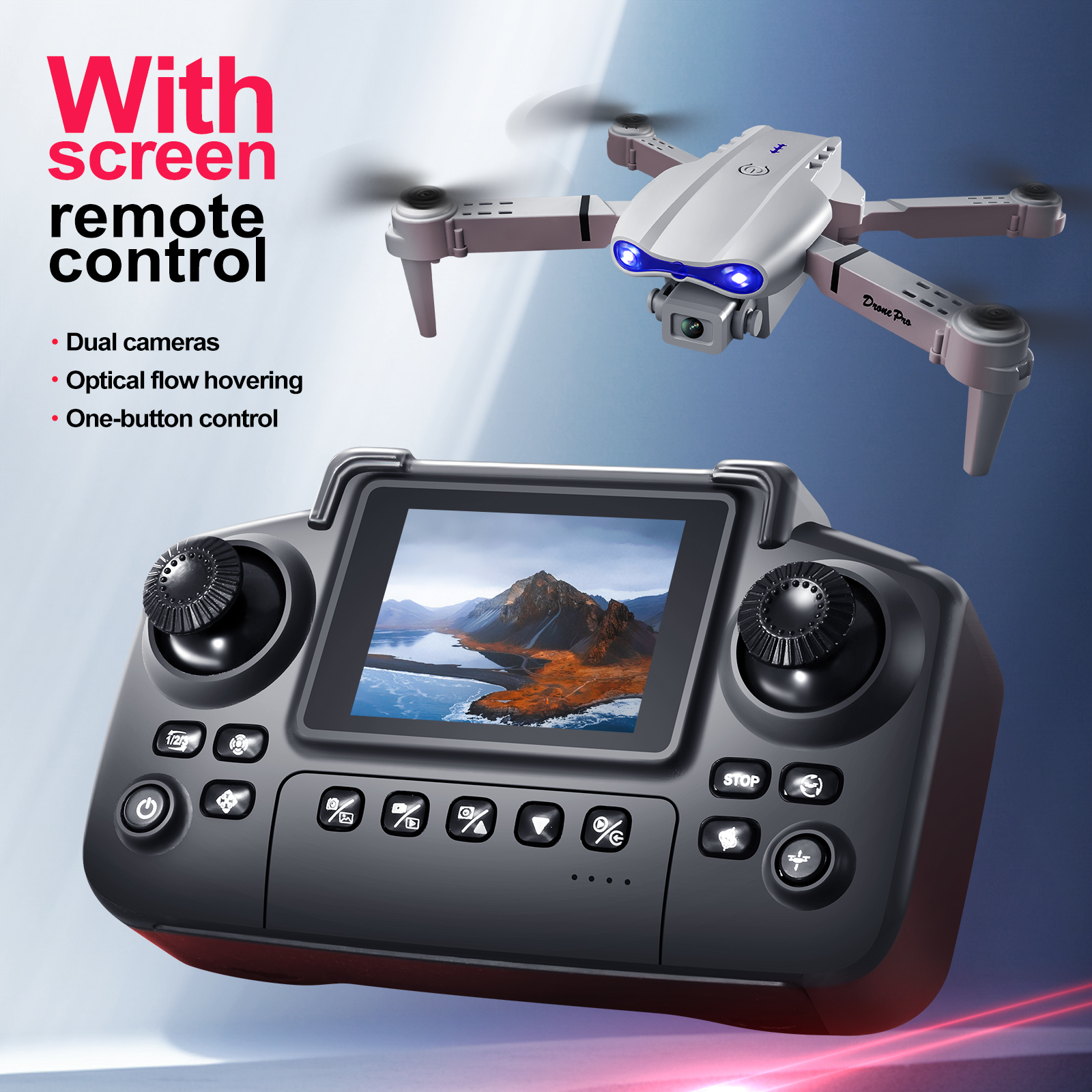 2025 New E88 E99 Upgraded Dron - Drone Camera Hd avaliação e preço
