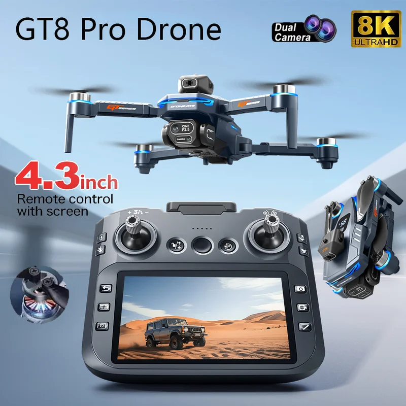 2026 New GT8 Drone GPS 8K Prof - Drone Camera Hd avaliação e preço