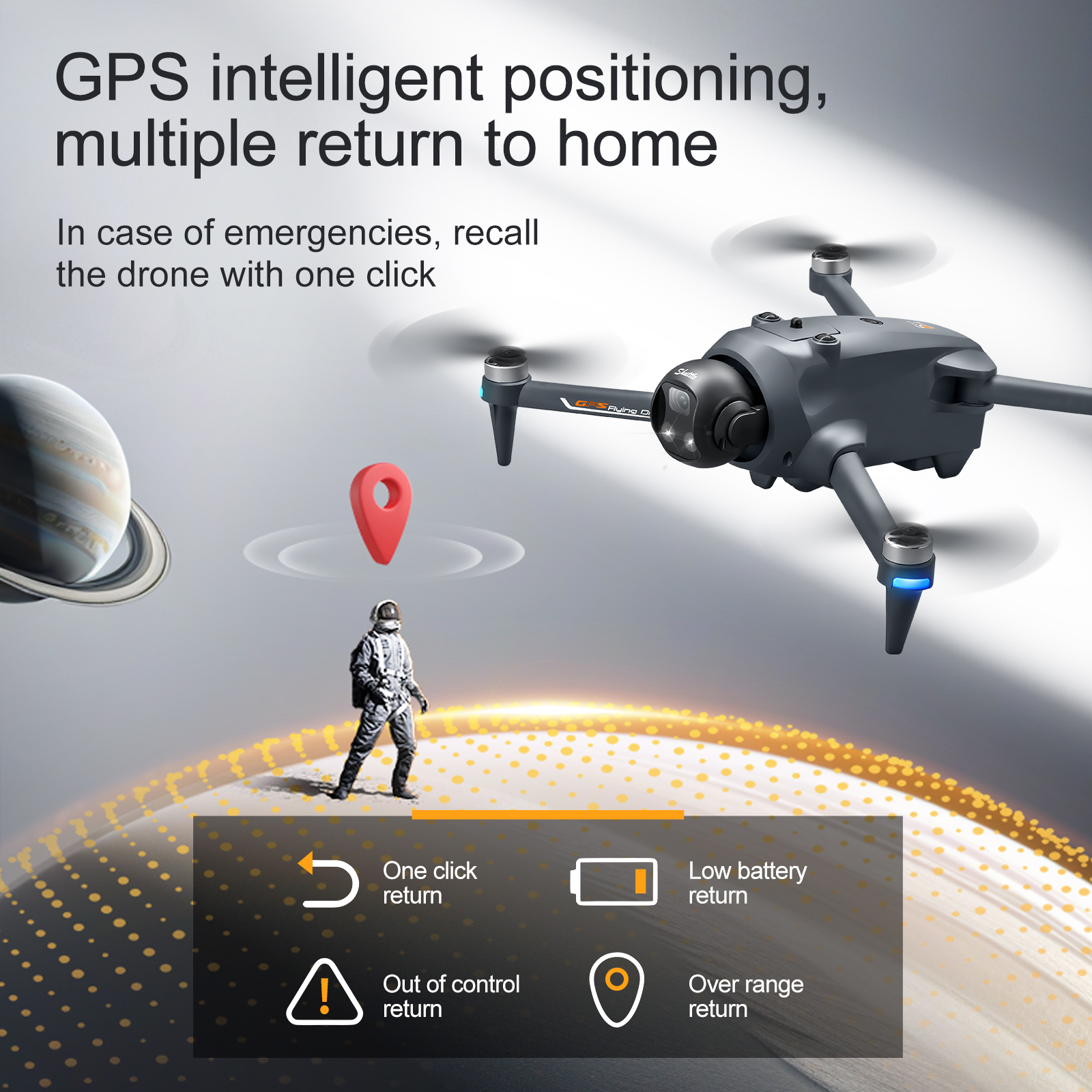 YL059 FPV GPS Quadcopter Drone - Drone Camera Night Vision avaliação e preço
