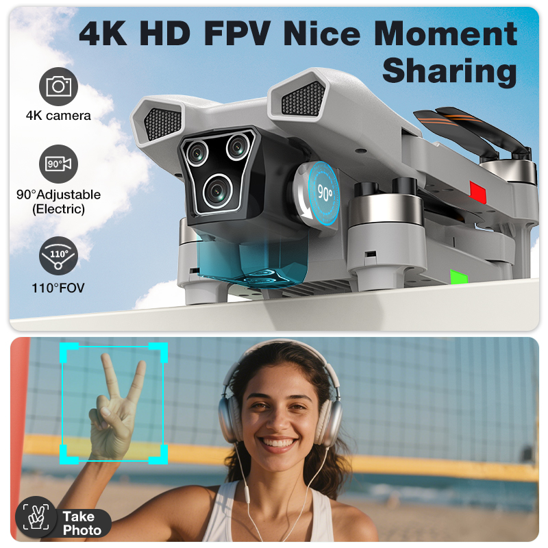2026 Hot L017 Pro Drone Brushl - Drone Camera Mount avaliação e preço