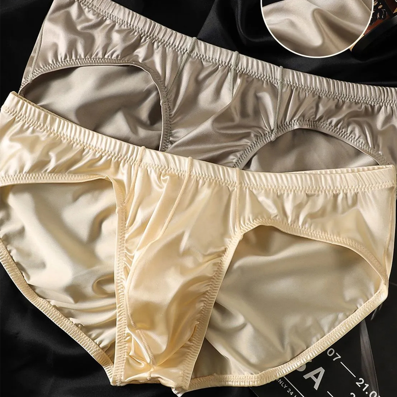 4pcs Mens Briefs Shinny Satin  - Drone Camera Stabilized avaliação e preço