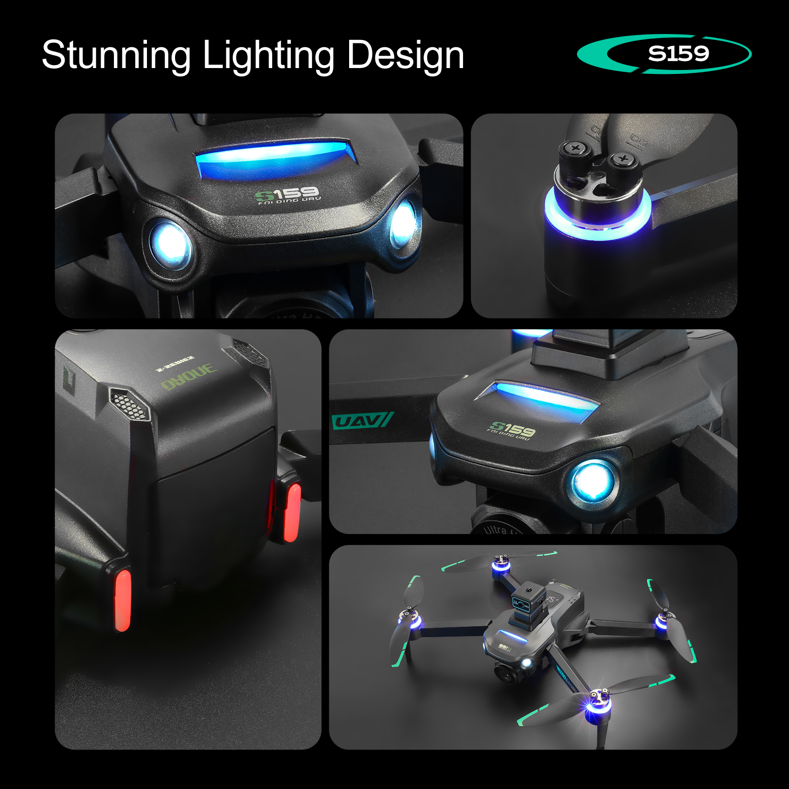 S159 GPS Drone 4K Profesional  - Drone Camera Mount avaliação e preço